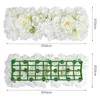 Dekorativa blommor 50 20 cm Simulering Vägg Silk Blommapaneler för hemfest Diy Wedding Christmas Po BackgDrop Decor