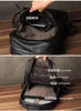 Bolsas escolares de alta calidad Mochila de cuero genuino Bolsas para estudiantes Bolsa de alumno diario mochila masculina gran mochila negra 230817