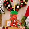 ボトル愛らしいメタルクリスマスストッキングギフトボックスお祝いの装飾と楽しい驚きの透明