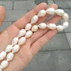 Ketten riesige elegante 12-15 mm Südsee weiße Perlenkette 18 Zoll