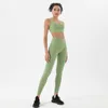 ملابس اليوغا Soisou Nylon Tracksuits Women’s Yoga Set Suit Suit Gym Litness Bra Loutnging Women Wear Tops Sexy 18 Colors 230817