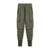 Men's Pants Skinny Slim Fit Running Jogging Quick-dry Sweatpants Trousers Sport Training Casual Multi-pockets Cargo