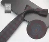 Bow Ties Tide Design 8cm Fish Striped Geometric Tie pour hommes Polyester Coldie Fashion Party Banquet de mariage Accessoires