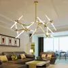 Chandeliers Agnes Branch Creative Luster Vintage Modny salon Lampa rozrywka Nordic G9 METAL METAL żyrandol