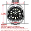 Outros relógios Steeldive SD1970 Data Branco Antecedentes 200m Wate Propert NH35 6105 Turtle Automático Divert Watch 230816