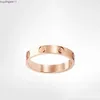 4LPD Ring Classic Love Designer Titanium Steel Luxe sieraden Mannen en vrouwen Paren Wedding Valentijnsdag Gift Nooit bezoedelen niet-allergische breedte 4/5/6 mm