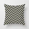 Bois d'oreiller 45x45cm Nouveau étui géométrique Black and White Home Room Sofa Decoration Cushion Coussin HKD230817