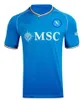 23 24 Napoli camisetas de fútbol Maglia 2023 2024 Kit para niños Nápoles Camiseta de fútbol local H.LOZANO KVARATSKHELIA SIMEONE Especial MARADONA OSIMHEN ANGUISSA ELMAS Jersey