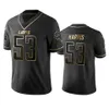 Jerseys Detroit''Lions''Men 16 Jared Goff 11 Kalif Raymond 28 Jermar Jefferson Mujeres Jóvenes Negro Golden Edition Custom Vapor Limited Jersey