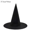 Party Hats 5Pcs Halloween Witch Hat Unisex Black Hats for Adults Kids Halloween Party Supply Cosplay Costume Props Decorations Wizard Caps 230816