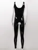 Sexy Set Womens Ladies Body Latex Teddies Leather Open Crotch Rubber Sissy Bodystocking Crotchless Jumpsuit for Parties Clubwear Costumes 230817