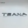 Bilstyling för Nissan Teana Chrome Letters svans bakre stam emblem dekaler210k