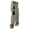 Men's Pants Tactical Men Multi-Pocket Outdoor Cargo Male Military Combat Trousers Wear-Resistant Hiking Work