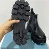 skórzane buty chelsea czarne z elastyczną gumową gumową stóp podeszwa skórzana wkładka komfortowy damski designerski buty mody