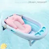 Bathing Tubs Seats Baby shower portable air cushion crib baby shower pad anti slip bathtub pad newborn safety bathtub pad Z230817