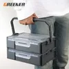 Tool Box Greener Hardware Toolbox Multifunction Detachable Plastic Screw Organizer Tools and Screws Small Parts First Batch 230816