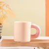 Other Bird Supplies Macaron Color Mug Handle Coffee Cup Good-looking