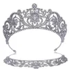 Свадебные украшения для волос KMVEXO Барокко принцесса королева свадебная корона Хрустальная убора
