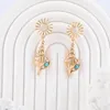 Dangle Earrings Chicgrowth Stainless Steel Gold-color Sea Snail Boho Jewellery For Women Wholesale Jewelry