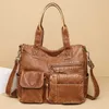 Hobo Exclusive Design Women's Bags Vintage Handbags for Women Retro Large Capacity Tote Bags Fashion Shoulder Messenger Crossbody Bag HKD230817