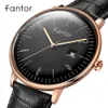 Andere Uhren Fantor minimalistische klassische Männer sehen Relogio Maskulino Luxus Leder Armbanduhr für Mann Luminous Hand Date Quarz 230816
