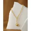 Tornozinhos 18K Gold autêntico 925 Sterling Silver Heart Lace Padrão Twist Rolo Braif Chain Tornan