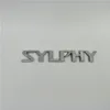 For Nissan Sylphy Emblems Rear Trunk Tail Logo Letters Nameplate Car Stickers279C