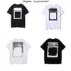 Off Men's T-shirts Offes White Irregular Arrow Summer Finger Loose Casual Short Sleeve T-shirt for Men and Women Printed Letter x on the Back y4 11ZA