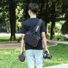 Camera bag accessories PULUZ Portable Outdoor Triangle Style SLR Camera Bag with Removable Lens Bag Sling Waterproof Backpack Shoulder Messenger Bags HKD230817