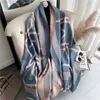 Szaliki luksusowa marka kaszmirowa szalik dla kobiet moda ciepły zimowy koc gruby szal chustka żeńska paszmina bufanda poncho 230817
