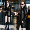 Women's Tracksuits Two Piece Sets Womens Outifits Autumn Winter Streetwear Outerwear Fur Jacket Clothes Motorcycle Suit Coats Top And Shorts