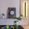 Wall Lamp Modern Led Line Light 40CM 10W 220V Aluminum Acrylic Bedside Bedroom Living Room Background Corridor Stair Porch