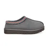 Hombres Mujeres Diapositivas Diseñador de invierno Zapatillas Tazz Australia Castaño Negro Suave Rosa Gris Azul marino Sandalias de plataforma de fondo grueso Zapatilla para mujer