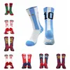 Sportsocken Anti-Schlupf-Fußball-Socken Männer Frauen Nicht-Schlupf-Fußball-Basketball-Tennis Sportsocken Grip Cycling Riding Socken 230816