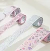 Tapes adhésives 4Rolls Unique Orignal Washi Tape Lot Romantic Flower Paper Masking Bullet Journaling Journal décoratif Contexte Stickers 2016 230816