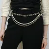 Belts Beaded Waist Chain Women's Dress Fashion Versatile Decorative With Multi Layered Belt Accessories