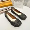 Отсуть обувь ippeum tabi обувь серебряные разделенные носки Bling Ballets Mary Janes Designers Shoes Plus 44 HKD230817