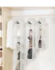 Aufbewahrungskörbe 1PC Hanging Organizer Einkaufstasche Handtasche im Schrank Mesh Geldbörse Kleiderkorb QA 182