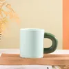 Other Bird Supplies Macaron Color Mug Handle Coffee Cup Good-looking