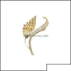 Pins broches pins sieraden rz044 tarwe oor broche mode suit jas cor persoonlijkheid eenvoudige pin vrouwelijke drop levering 2021 3ffgk dh8qa