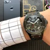 Orologio da uomo di lusso Sport in gomma morbida Sport giapponese VK Quartz Cronometro