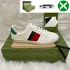 Womens Mens Shoes Bee Ace Sneakers Low Casual Shoe With Box Sports Trainers Designer Tiger Embroidered Black White Green Stripes jogging Woman