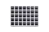 Claviers 35pcs Gateron Huile King Interrupteur linéaire 5pin RVB 65G MX POM STEM pour le clavier mécanique 60m Black Plated Spring pré-lubé 230817