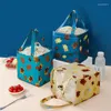 Dinnerware Drawstring Thermal Bag Student Office Worker Insulation Waterproof Lunch Box Stylish And Portable Rice Sack