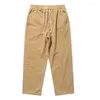 Men's Pants Stay Comfortable Stylish With Loose-fitting Drawstring For Daily Wear Summer Fashion Convenient Pockets