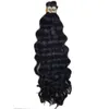 YAOJISUDAJI Deep Weave Bulk Braiding Hair Human Hair Micro Braids Mixing length 50g Each Bundle Natural Black Color
