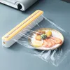 أدوات المطبخ الأخرى 2 في 1 Cling Cling Cutter Film Storage Food Food Dispenser Aluminium Slider Saran Organizer Tool 230816