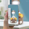 Table Lamps Comfortable Led Lamp Eye Protection Bedside Soft Color Silicone Hose Lovely Shape Night Light Desktop Decorative Lights