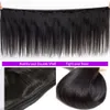 30 Pouce Droite Bundles de Cheveux Humains 12A Péruvien Cheveux Weave Bundles Remy Extensions de Cheveux pour les Femmes Noires Tissage Cheveux Humain