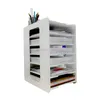 Other Desk Accessories 7 Layers Multifunction Document Trays File Papepr Letter Holder Stationery Storage Waterproof Organizer Office 230816